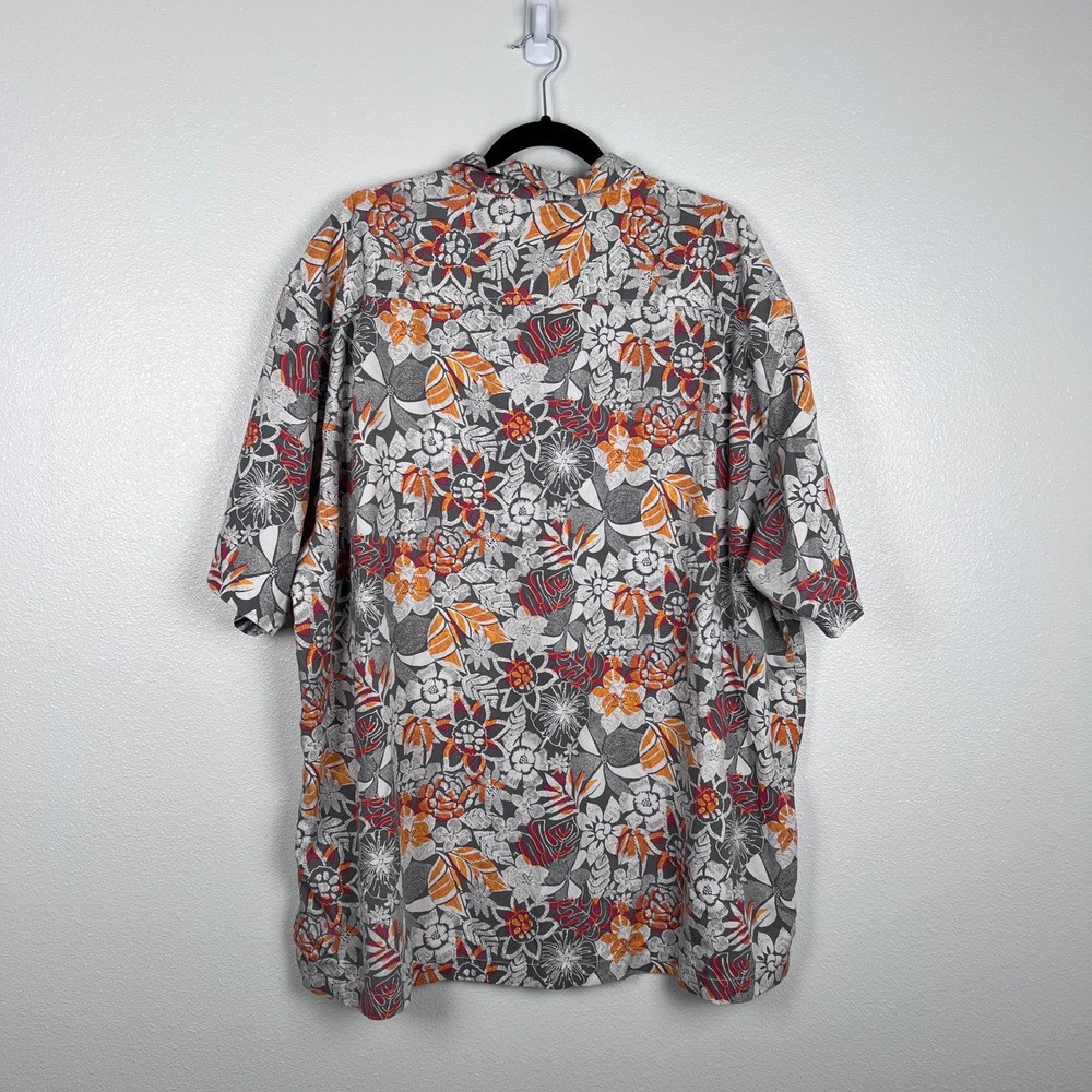 Tommy Bahama Men's Short Sleeve Floral Hawaiian Print Silk Blend Shirt Sz 3X - Picture 5 of 5
